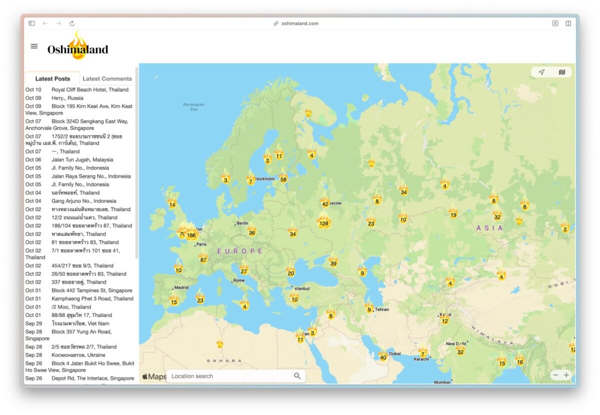 5595 Naujas žemėlapis Atskleidžia Pasaulio Vaiduoklių Namus