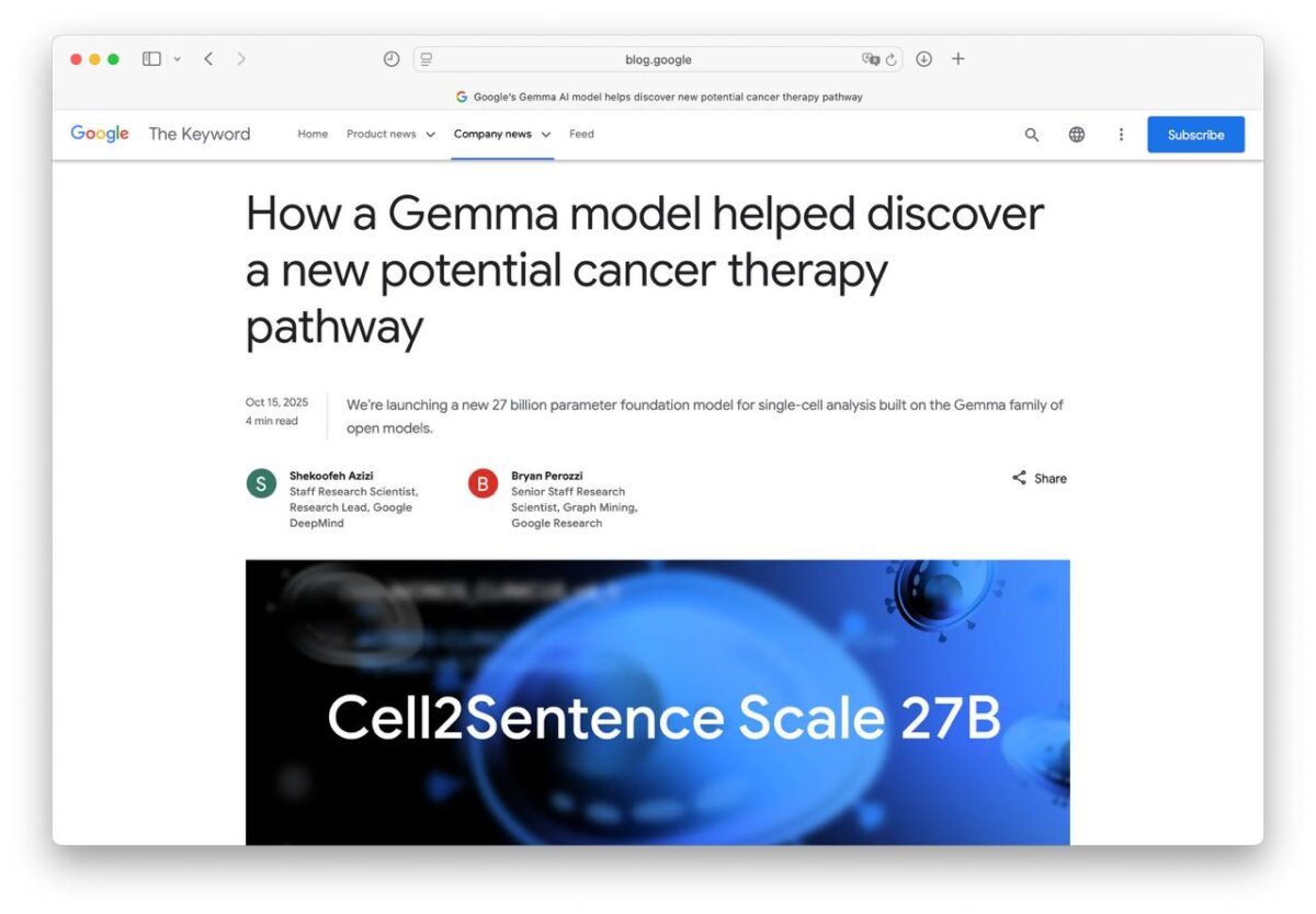 5612 Google Sukūrė Naują Kovos Su Vėžiu Metodą