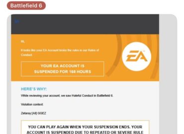 5658 Nauja Taisyklė Battlefield 6 žaidime Gg Frazės Draudimas