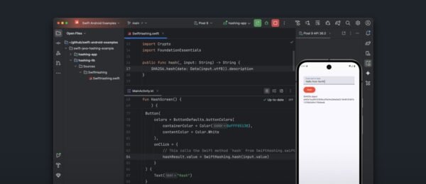 5832 Swift Sdk Leidžia Kurti Aplikacijas Ir Android Platformai