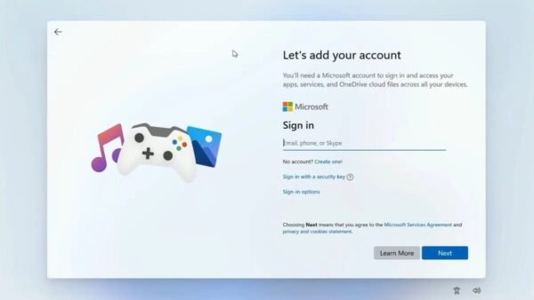 Windows 11 instaliavimas dabar reikalauja interneto ryšio