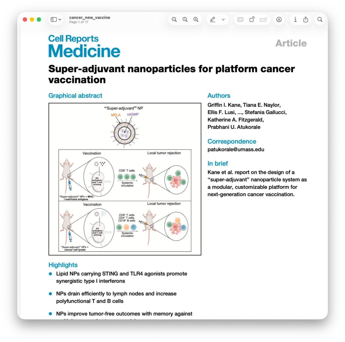 Naujoviška vakcina nuo vėžio: naujas proveržis medicinoje