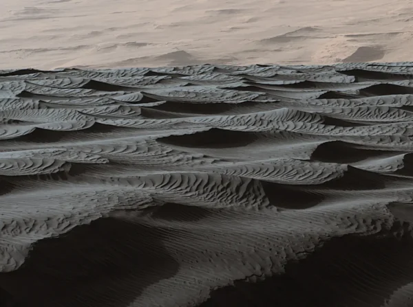 Marso Smėlio Kopos Užfiksuotos Marsaeigiu Curiosity