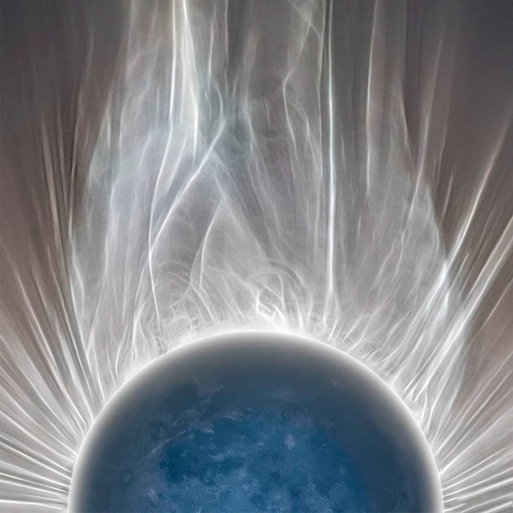 10085 Pilnas Saulės Užtemimas 2017 Metais įspūdinga Dangaus švies