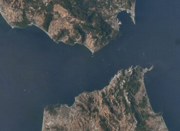 10095 Gibraltaro Sąsiaurio Stebėjimas Iš Kosmoso Palydovo Tubin U