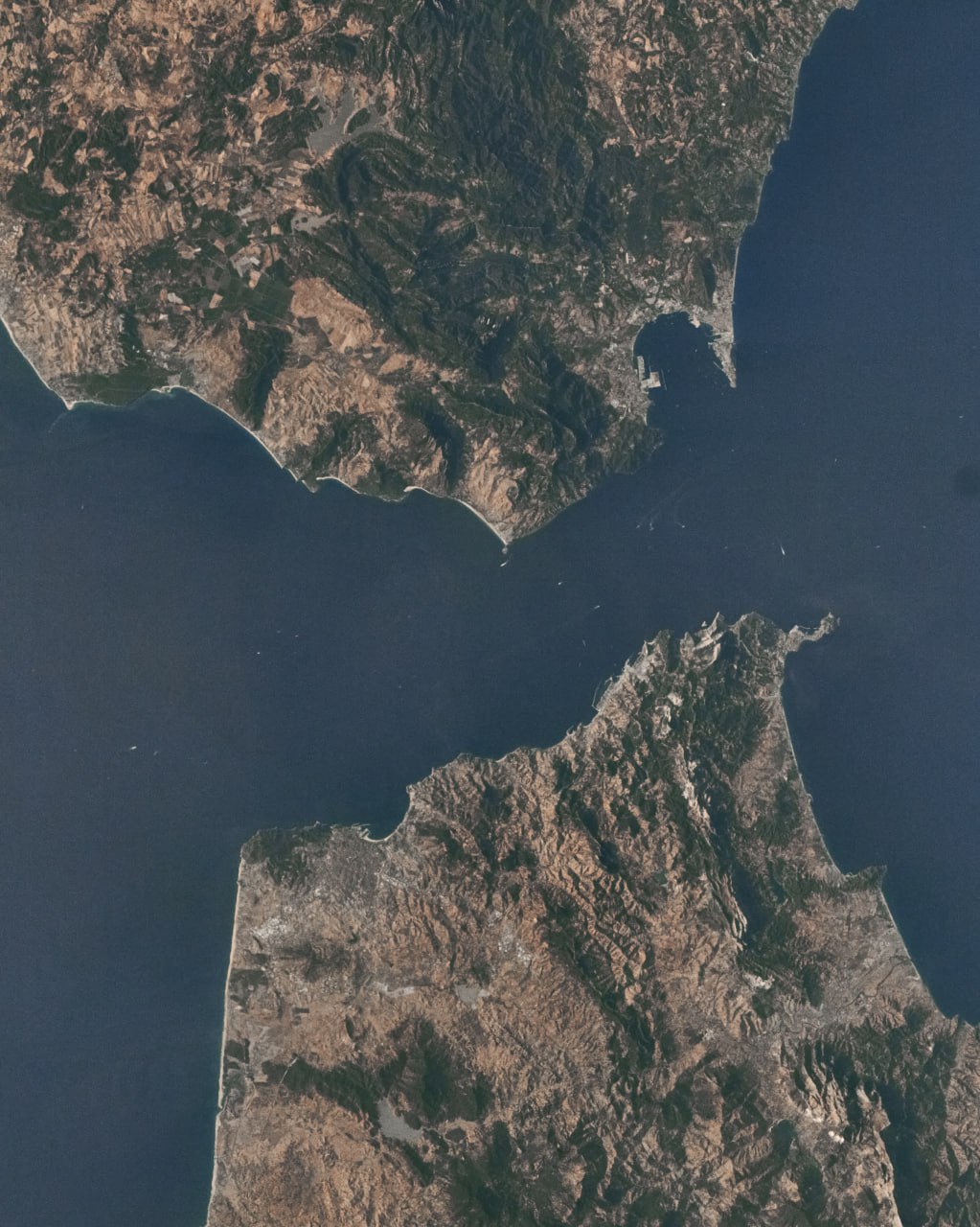 10095 Gibraltaro Sąsiaurio Stebėjimas Iš Kosmoso Palydovo Tubin U