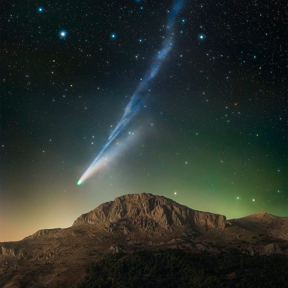 10101 Įspūdinga Kometos Lemmon Nuotrauka Primena Apie Jos Retą Aps