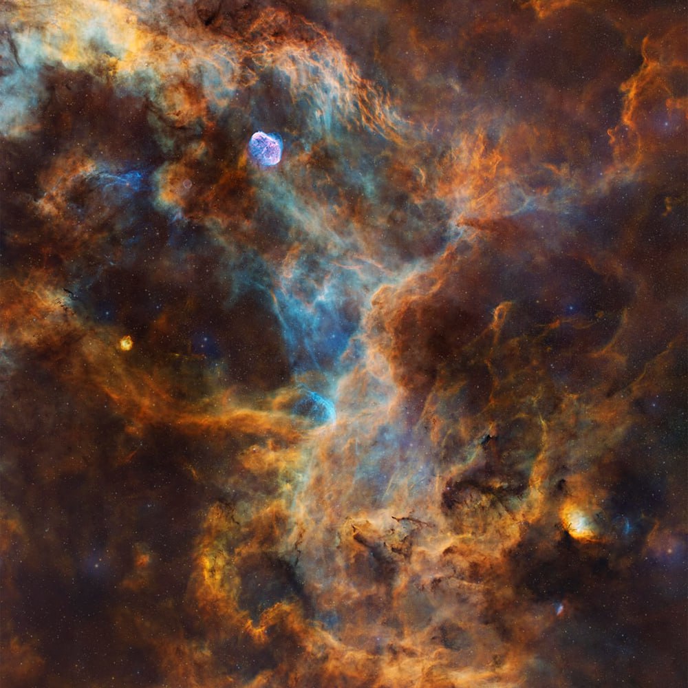 10110 Astrofotografo Alpha Zhang įspūdingas Lūžės Srities Mozaikos