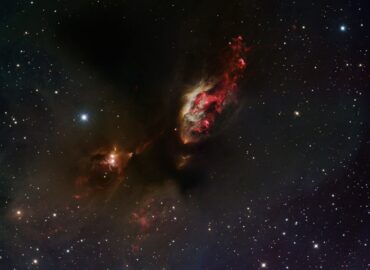 10113 Tyrinėkite įspūdingąją Sh2239 ūką Ir Jo žvaigždžių Klasteri