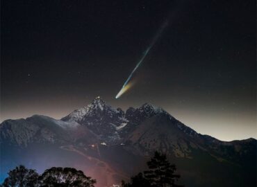 10114 Kometa Lemmon Virš Lomnicko Štit Kalno Slovakijoje