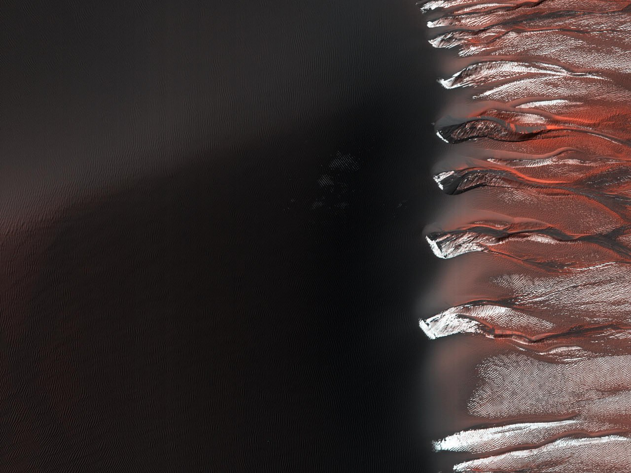 10120 Mars Reconnaissance Orbiter Fiksuoja Kaiso Kraterio Kopų šal