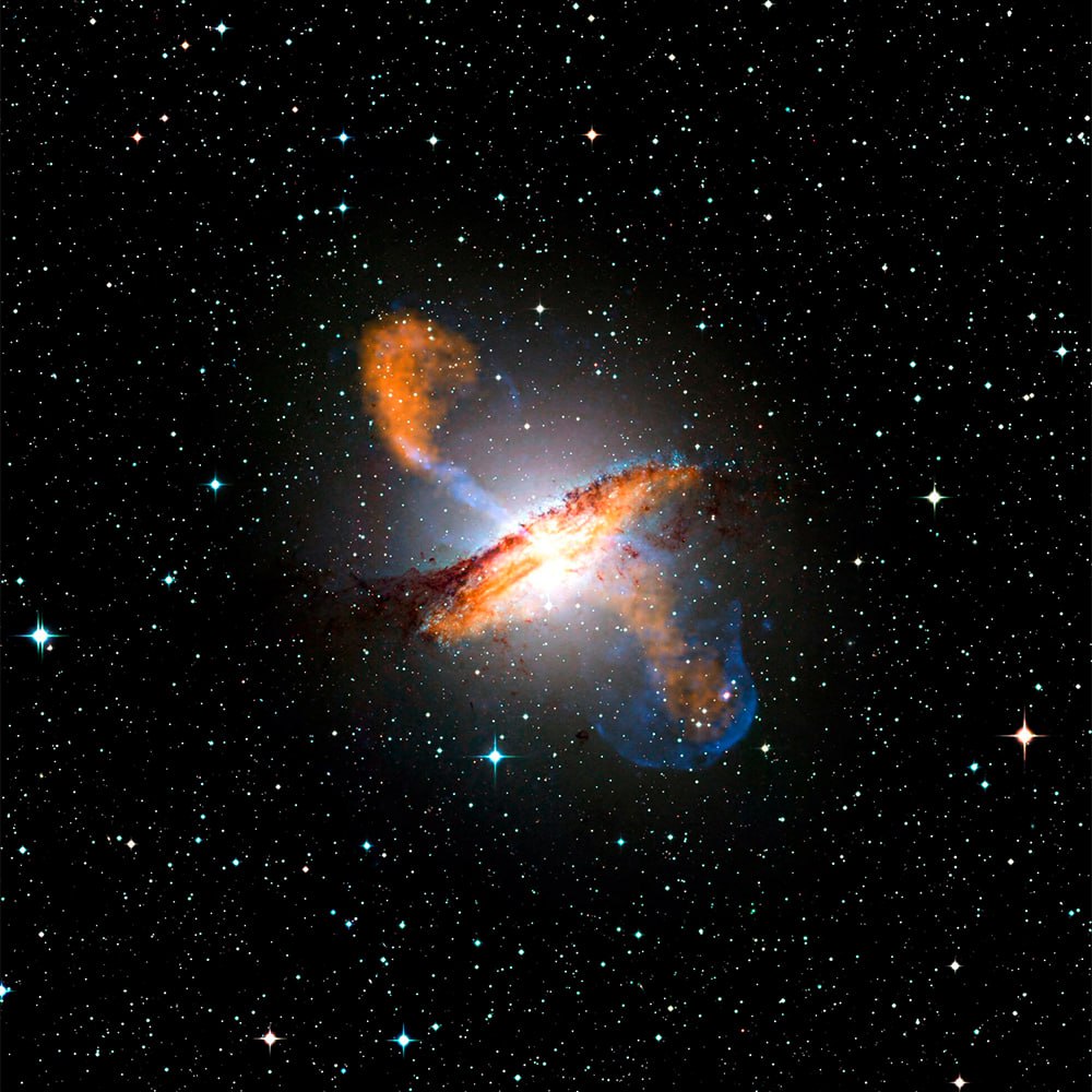 10171 Galaktika Centaurus A Ir Jos Galingas Radijo Spinduliavimas