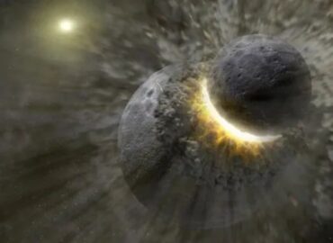 10596 Senovinės Vakarų Australijos Uolienos Atskleidžia Mėnulio Su