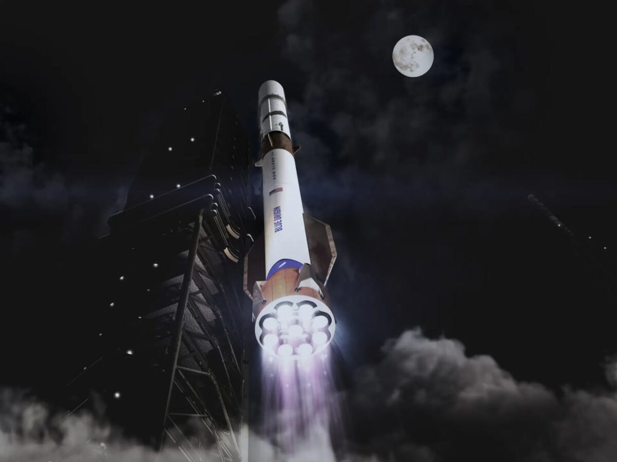 Blue Origin atnaujina New Glenn raketą, siekdama didinti našumą ir patikimumą