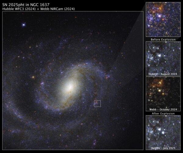 1131 Jwst Teleskopas Pirmą Kartą Užfiksavo Raudonąjį Supermilžiną