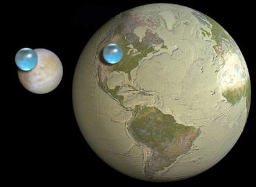 15335 Žemės Vandens Kiekis Palyginant Su Kitomis Planetomis