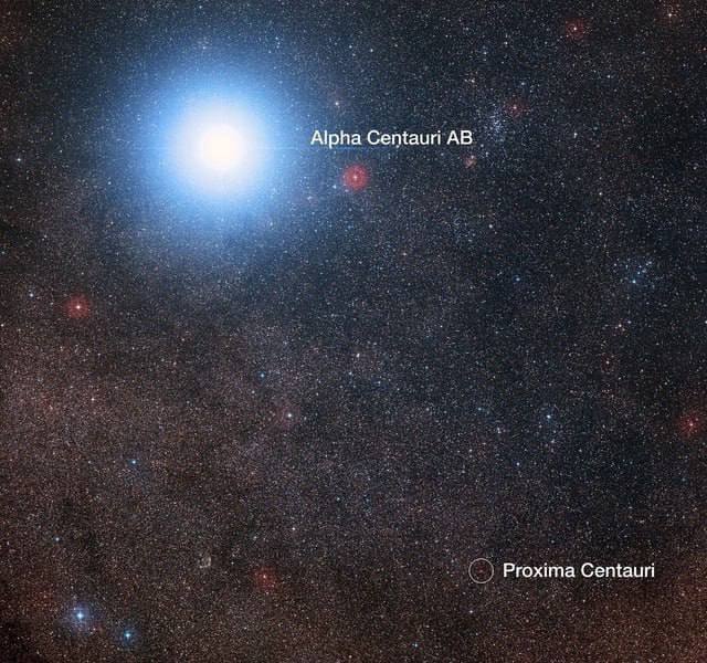 15385 Fragmentai Iš Alfa Centauro Saulės Sistemoje