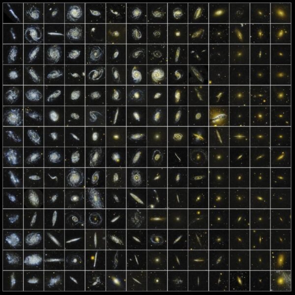15414 Didžiulis Koliažas Iš 196 Galaktikų Atskleidžia Kosmoso Pasl