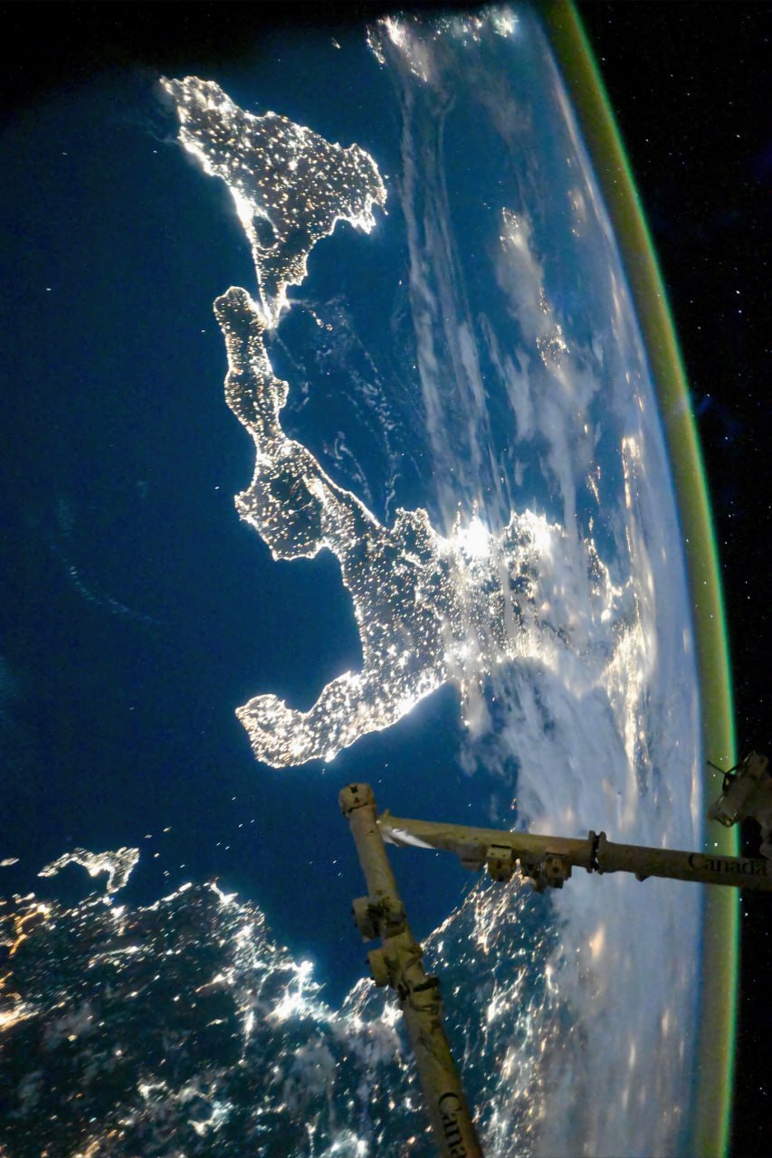 1635 Naktinės Žemės Vaizdai Iš Tarptautinės Kosminės Stoties