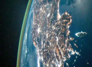 1638 Naktinės Žemės Vaizdai Iš Tarptautinės Kosminės Stoties