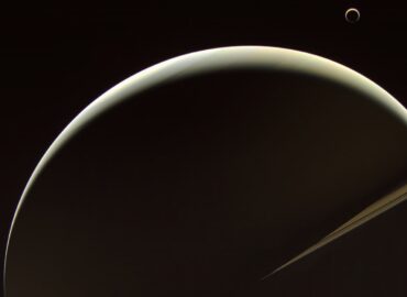 1647 Saturnas Ir Jo Didžiausias Palydovas Titanas Cassini Zondo O