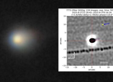 2140 Kometa 3iatlas Išskyrė Medžiagas Saulės Link