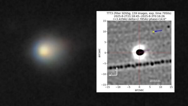 2140 Kometa 3iatlas Išskyrė Medžiagas Saulės Link