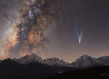 2188 Kometa Lemmon Ir Paukščių Takas Himalajuose