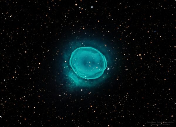 2981 Ic 1295 Žaliuojanti Planetrinė ūkas žvaigždynuose