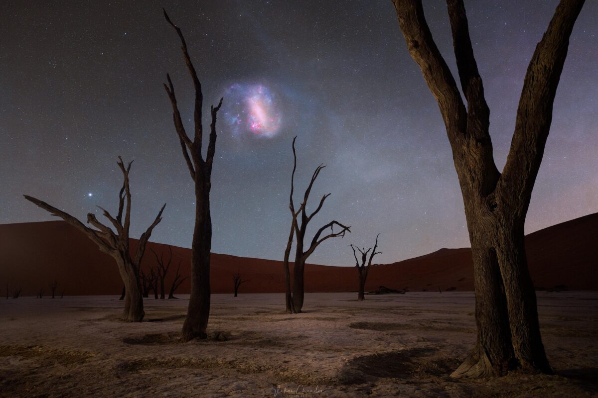 3012 Didysis Magelano Debesis įspūdingas Reginys Namibijos Dangu