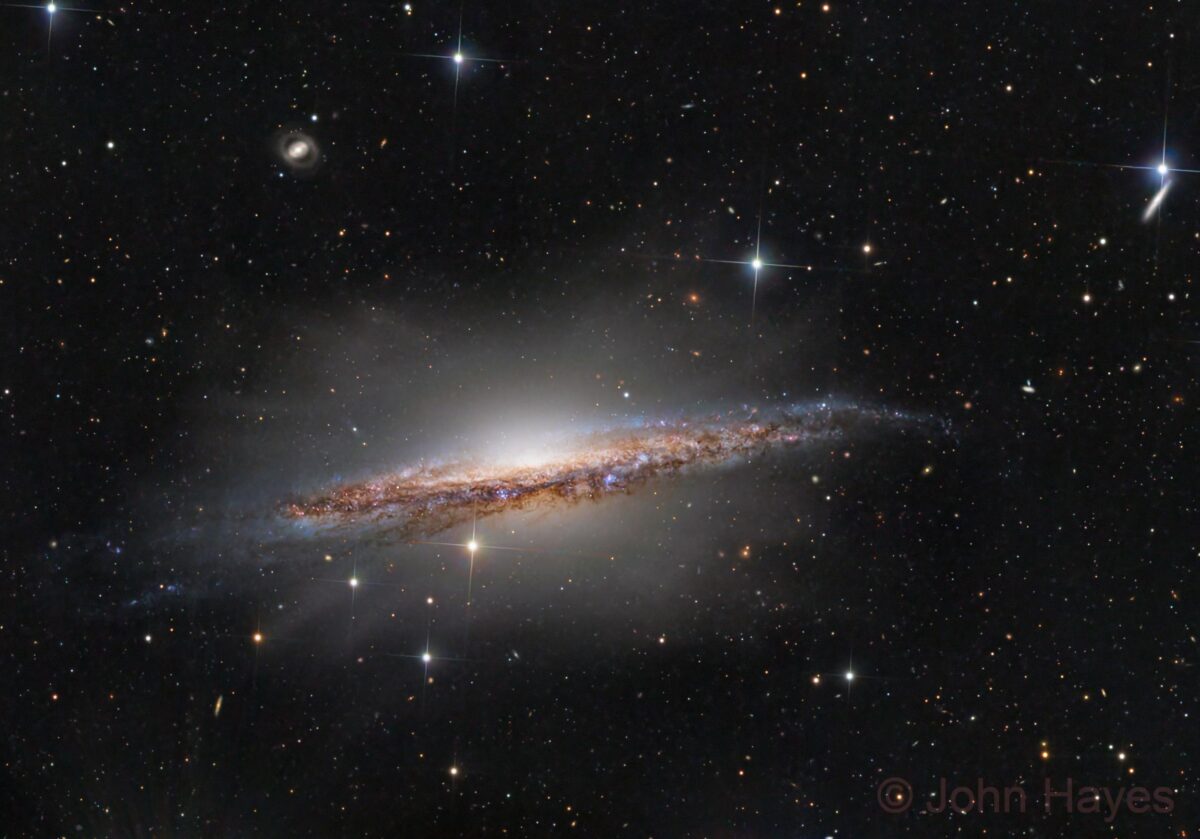 3016 Spiraline Galaktika Ngc 1055 įspūdingas Vaizdas Iš šono