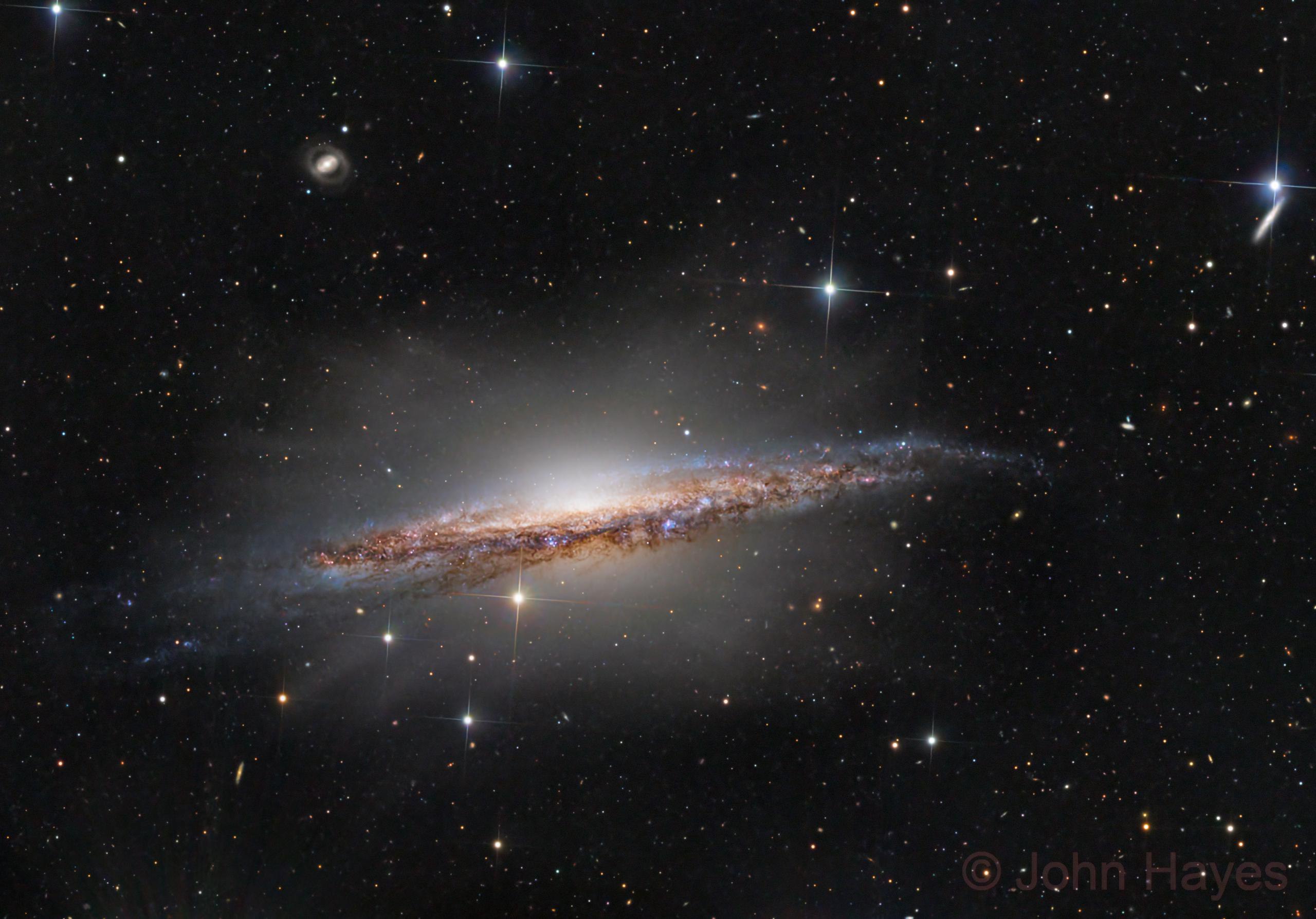 3016 Spiraline Galaktika Ngc 1055 įspūdingas Vaizdas Iš šono