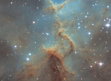 3020 Jauna žvaigždžių Sankaupa Melotte 15 širdies ūke