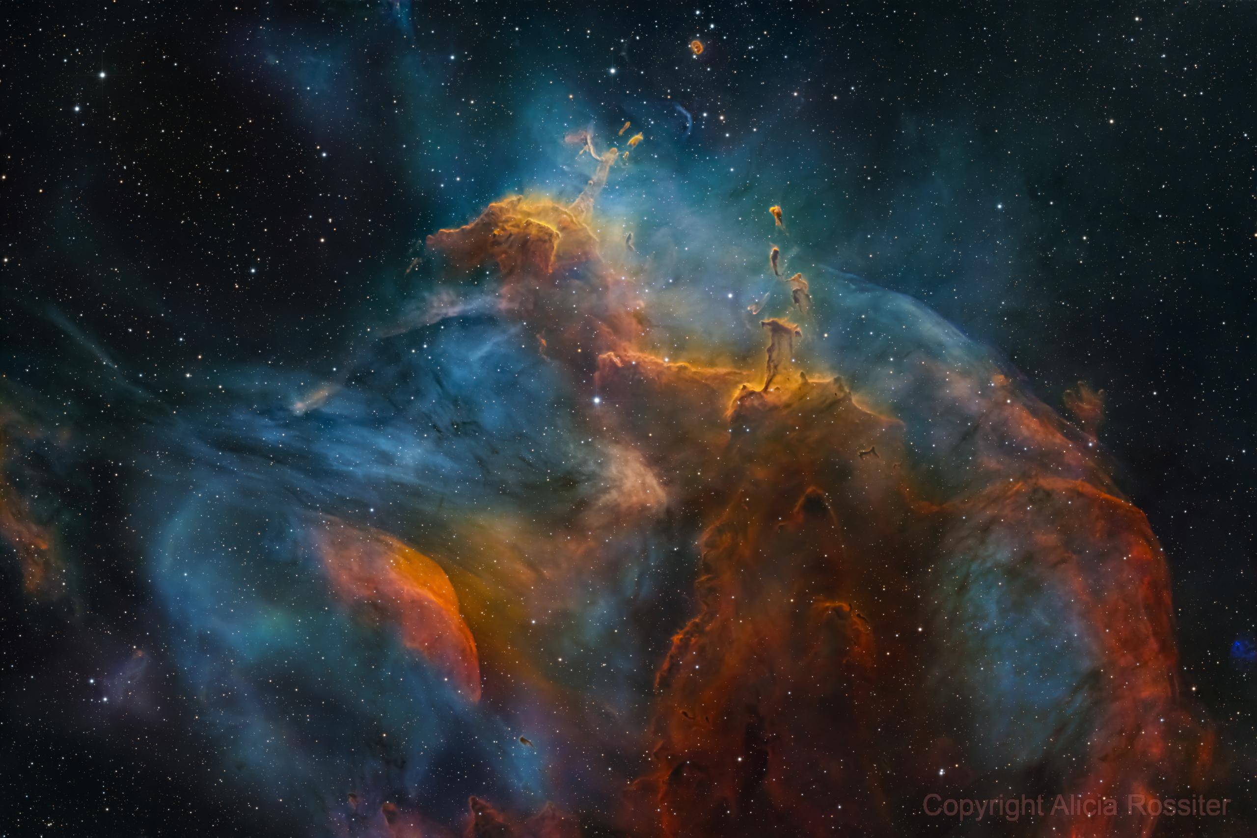 3022 Gum 37 ūkas Apgaubia žvaigždžių Spiečių Ngc 3572 Kilio žvaig