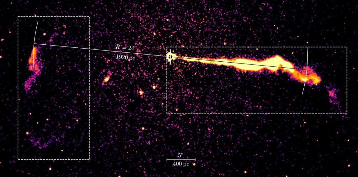 James Webb teleskopas užfiksavo dvigubus garsios juodosios skylės srautus