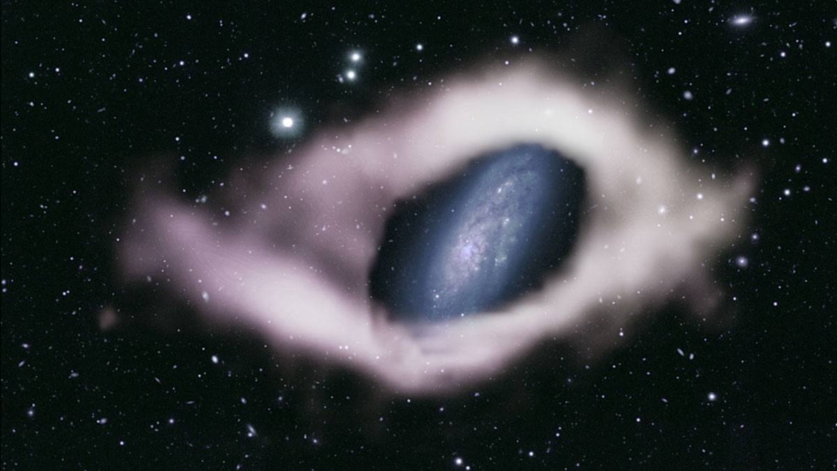 4453 Ngc 4632 Galaktika Su Paslėptu Poliariniu žiedu