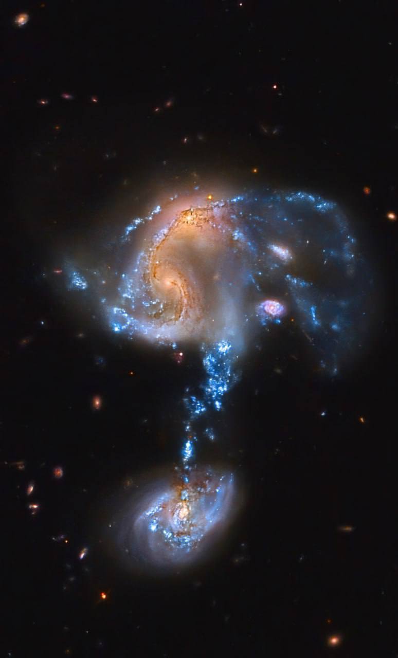 4456 Įspūdingas Hubble Teleskopo Užfiksuotas Vaizdas Galaktikų S