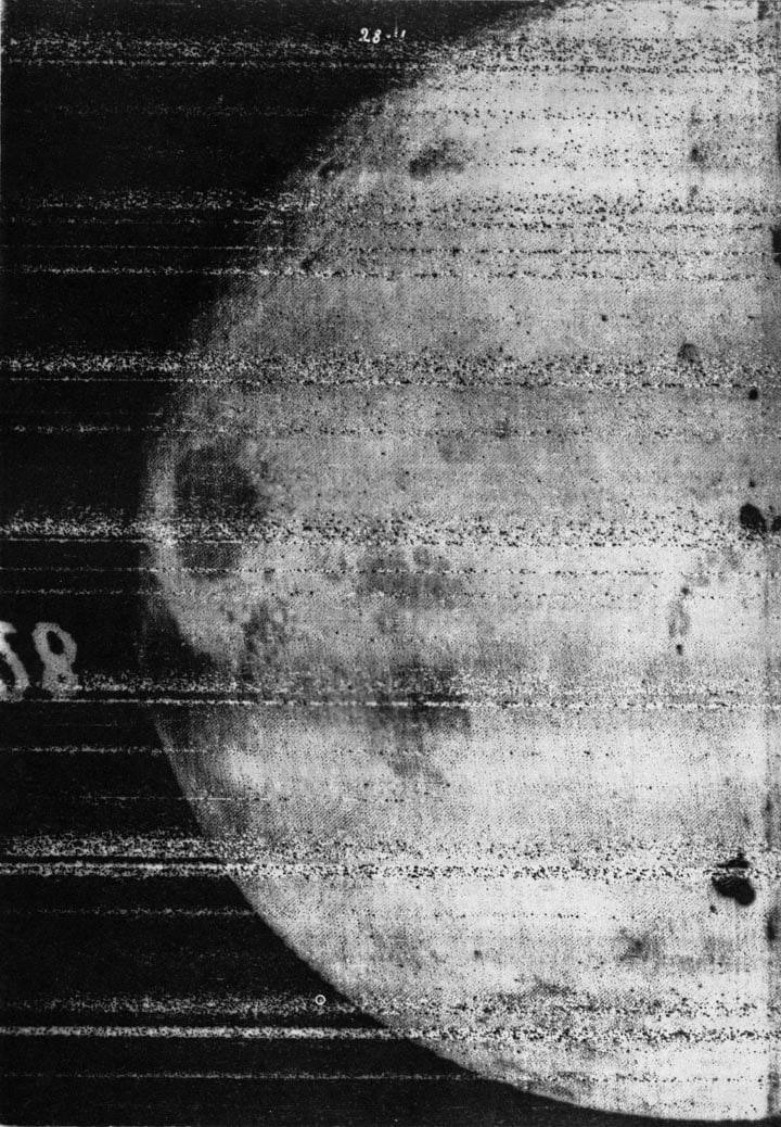 4458 Pirmasis Mėnulio Nugaros Pusės Vaizdas Užfiksuotas 1959 Meta