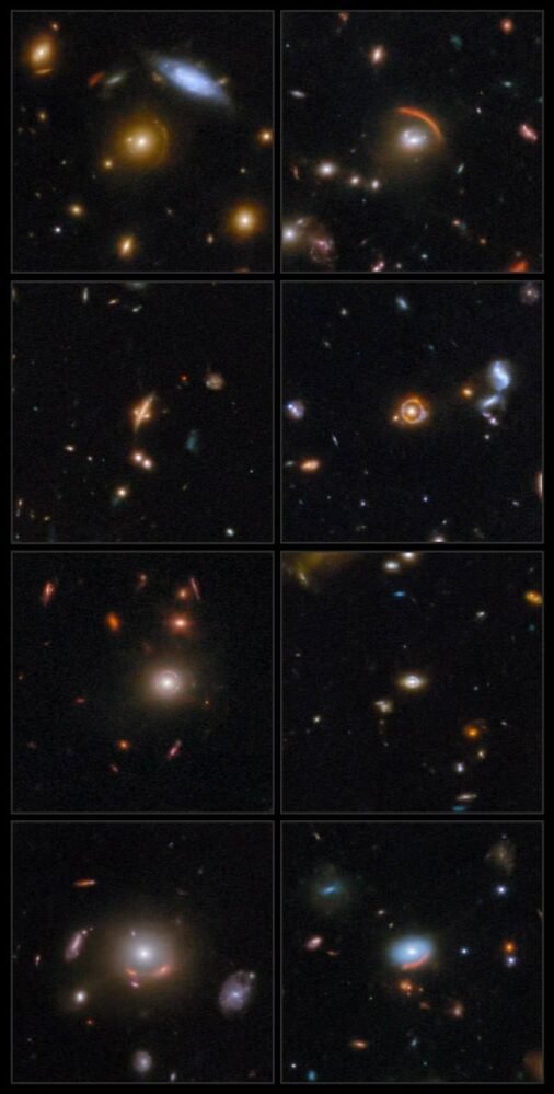 4464 James Webb Teleskopo Atrasti Gravitaciniai Lęšiai