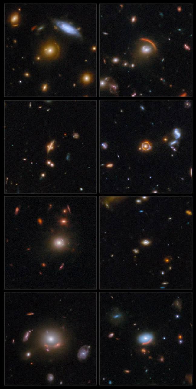 4464 James Webb Teleskopo Atrasti Gravitaciniai Lęšiai