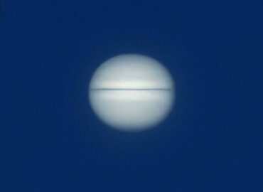 4477 Saturno Vaizdas Be žiedų Retas Astronominis Reiškinys