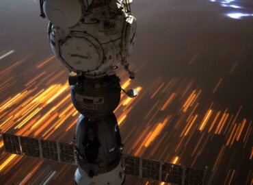 4515 Miestų šviesos Ir žaibai Iš Tarptautinės Kosminės Stoties