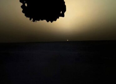 4521 Marsas Pasitinka Naują Dieną Insight Stebi Saulės Patekėjim