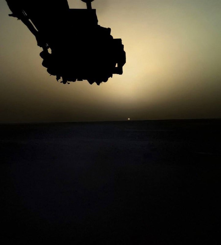 4521 Marsas Pasitinka Naują Dieną Insight Stebi Saulės Patekėjim