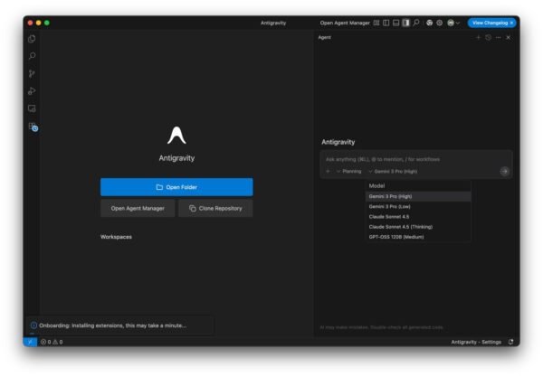 5856 Google Pristatė Antigravity Ai Integracija Kūrėjams