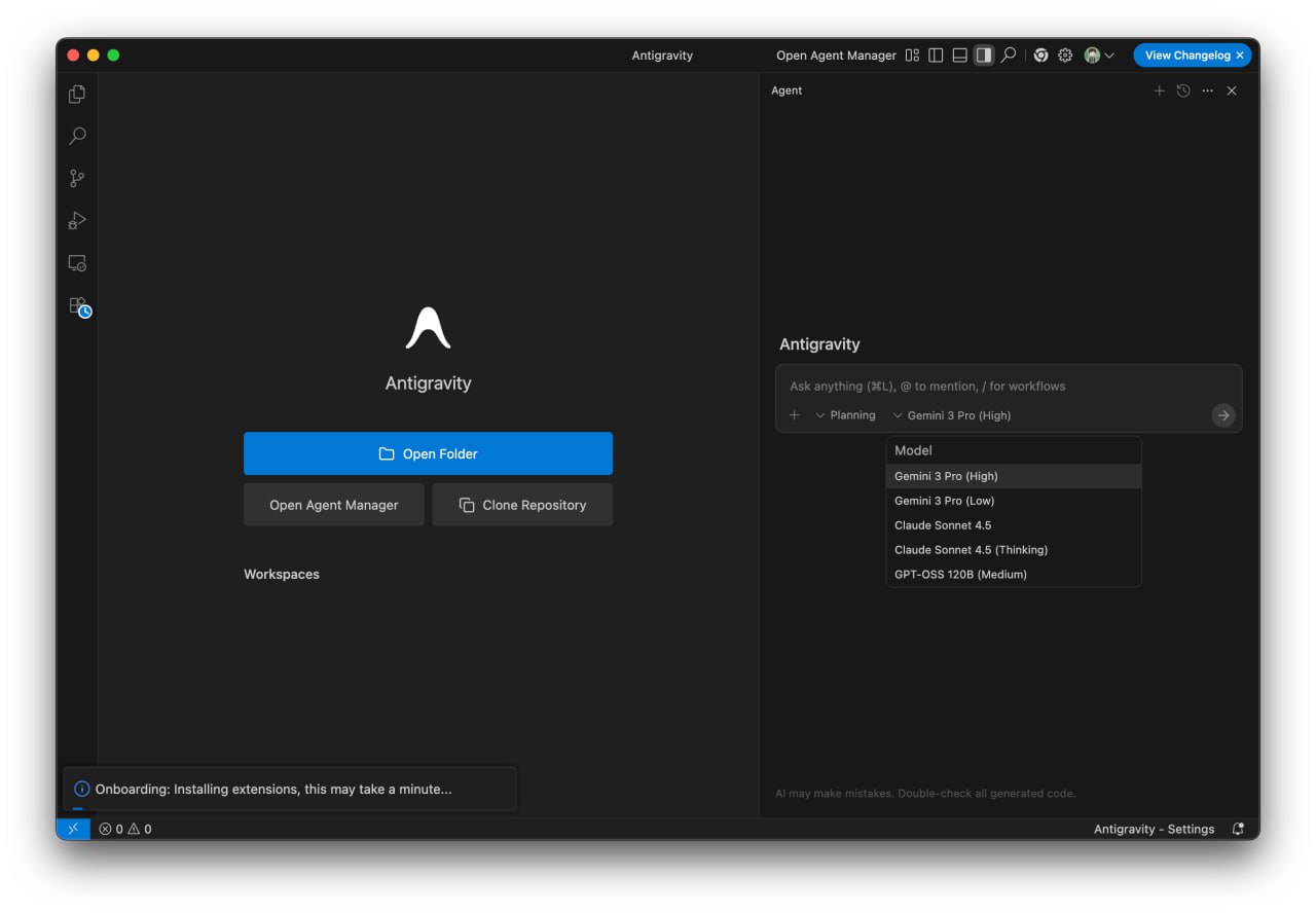 5856 Google Pristatė Antigravity Ai Integracija Kūrėjams