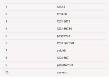 5878 Zumeriai Susiduria Su Silpnų Slaptažodžių Problema