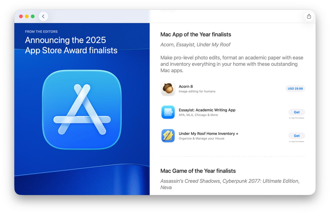 5890 Geriausios 2025 Metų Programėlės Pagal Apple