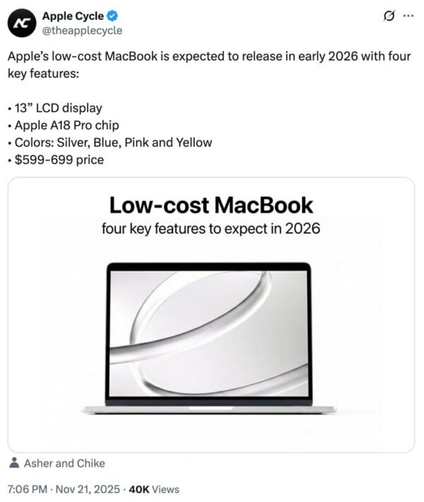 5897 Naujas Macbook Pasiūlys Puikų Pasirinkimą Studentams