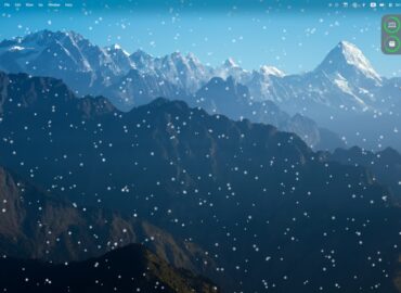 5899 Žiemos Nuotaikos Jūsų Mac Kompiuteryje Su Let It Snow Progra